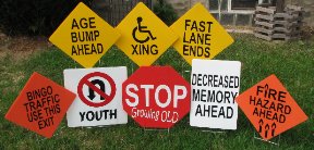 2D Old Age Traffic Signs