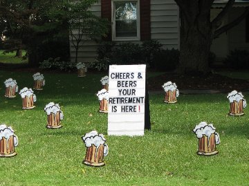 2D Beer Mug Display