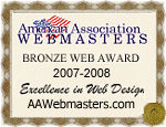 AAWM 2007-2008 Bronze Award Certificate