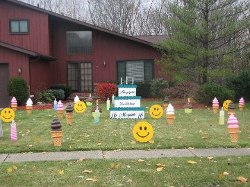 Ice Cream Cone Display