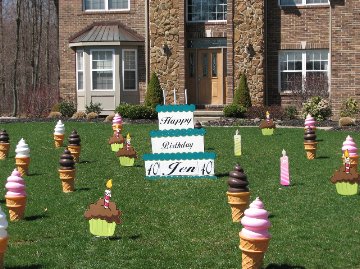 Ice Cream Cone Display