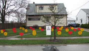 2D Smiley Face/Heart Combo Display