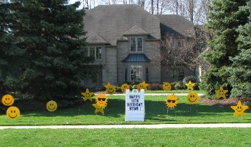 2D Smiley Face/Smiley Star Display