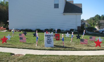 3D/2D Patriotic Display